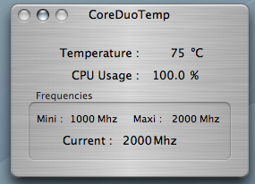 MacBook Pro Temperature under full load (AC)