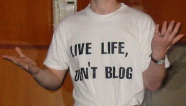 Don't blog.