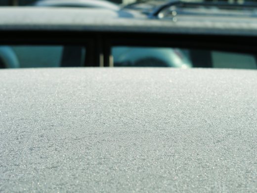Frost covered car, 1
