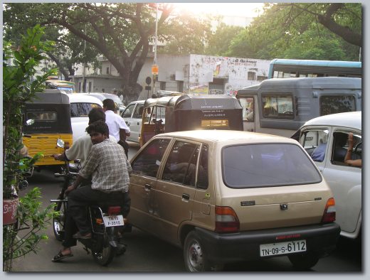 Madras traffic.