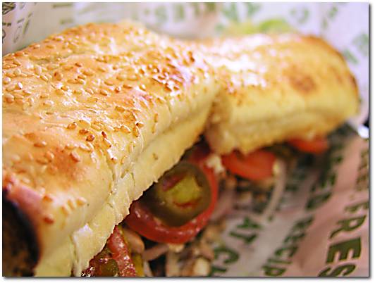 Quizno's sandwich