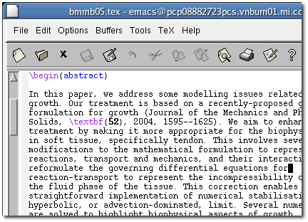 Emacs before the facelift