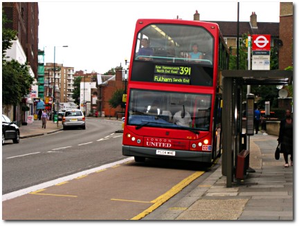 A double decker bus